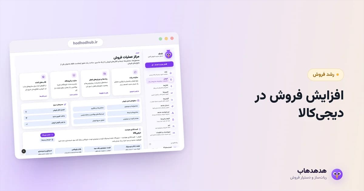 پنل فروش هدهدهاب با پایش قیمت و پیشنهاد قیمت‌گذاری دیجی‌کالا